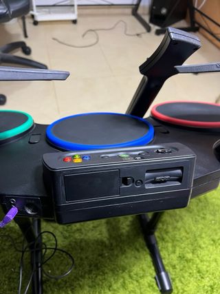 Batería y Guitarra Xbox 360 Guitar Hero