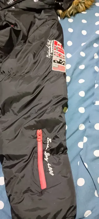 Abrigo Geographical Norway Negro Talla S