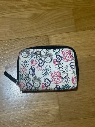 Monedero multicolor con cremallera