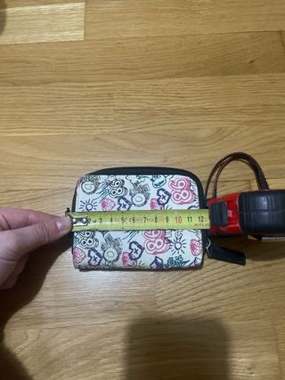 Monedero multicolor con cremallera