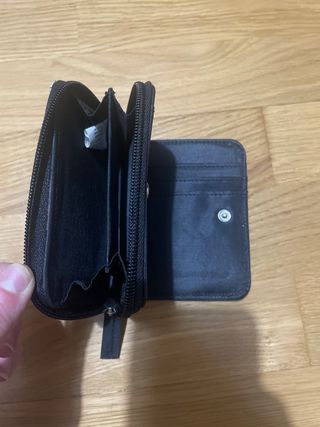 Monedero multicolor con cremallera