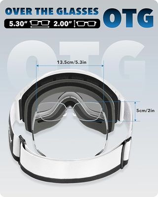 Gafas de esquí Findway en color blanco