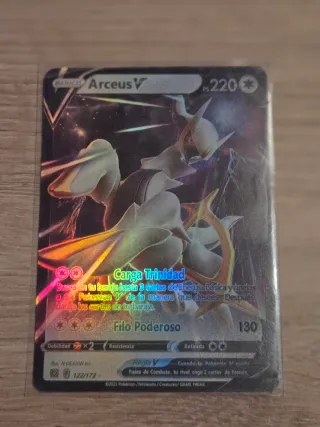 Carta Holo Pokémon Arceus V 122/172