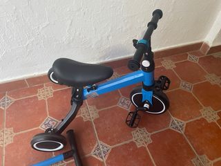 Triciclo evolutivo 3 en 1 azul