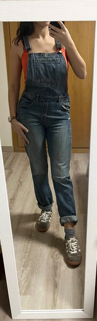 Peto vaquero desgastado