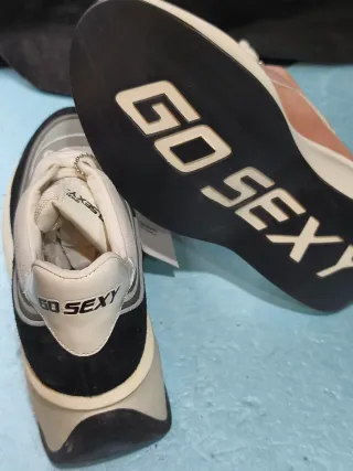 Zapatos GO SEXY Negro y Rosa