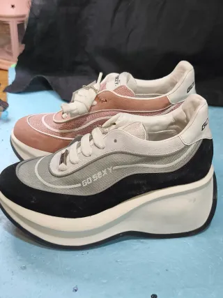 Zapatos GO SEXY Negro y Rosa