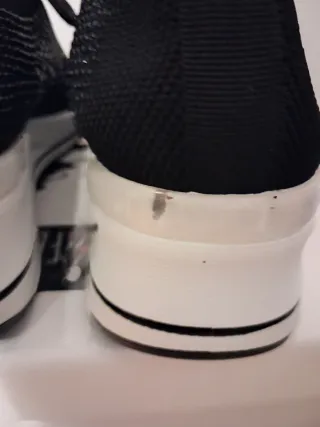 Sneakers Lora Ferres nere con strass