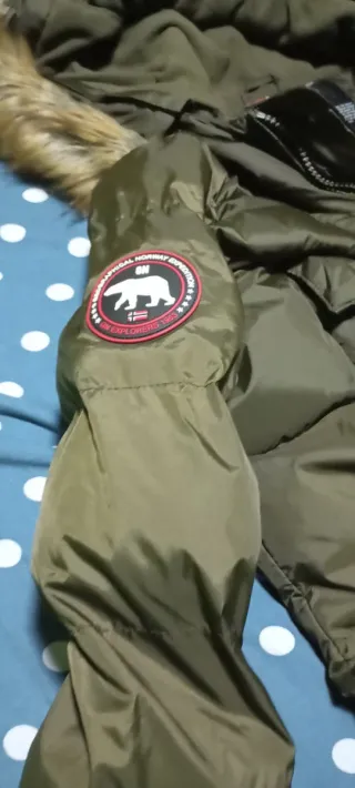 Abrigo Geographical Norway Verde