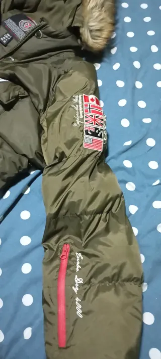 Abrigo Geographical Norway Verde