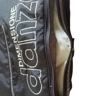 Borsa sacca dimensione danza nera/argento