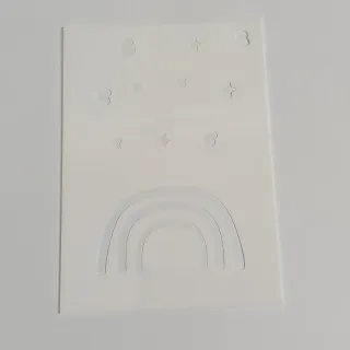 Lote Sellos Acrílico y Stencils Creativa