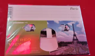 Cartoline stereoscopiche della Torre Eiffel