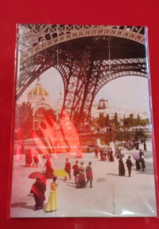 Cartoline stereoscopiche della Torre Eiffel