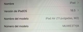 IPad Air color plata