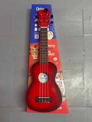 Ukelele soprano Octopus rojo