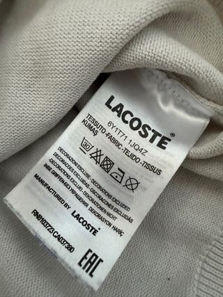 Jersey Lacoste Talla L