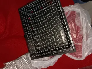 Barbacoa portátil negra