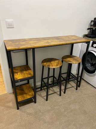 Tavolo Alto Cucina con Sgabelli