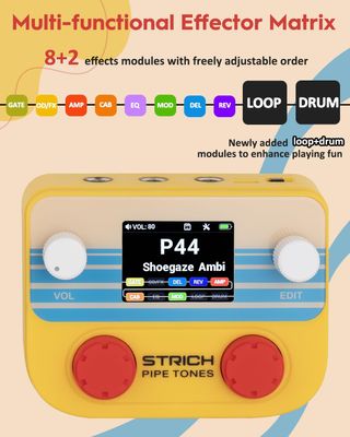 STRICH Pipe Tones Pedal Guitarra Multiefecto NUEVO