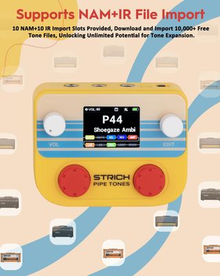 STRICH Pipe Tones Pedal Guitarra Multiefecto NUEVO