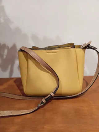 Bolso Parfois amarillo y marrón
