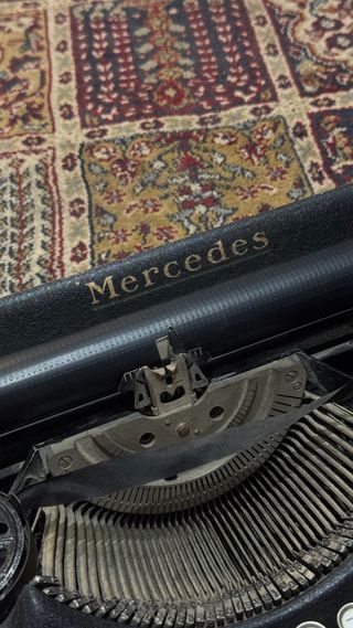 Máquina de escribir Mercedes Vintage -