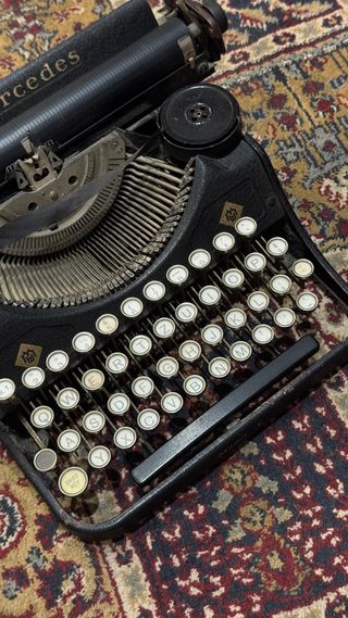 Máquina de escribir Mercedes Vintage -