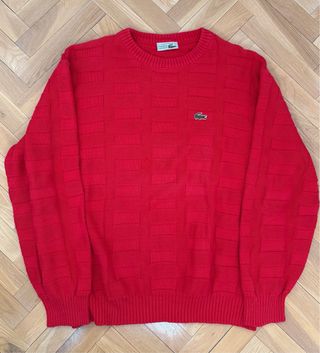 Jersey Lacoste Rojo Talla L