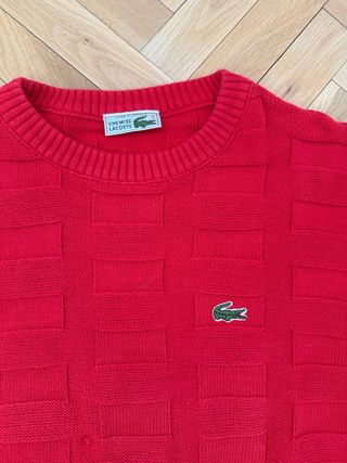 Jersey Lacoste Rojo Talla L