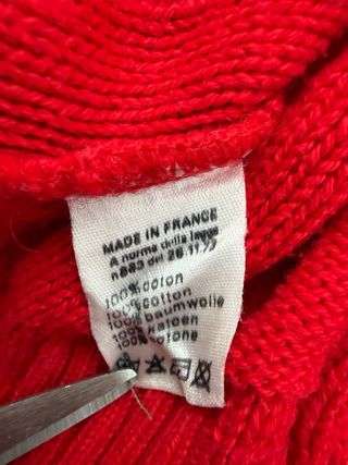 Jersey Lacoste Rojo Talla L