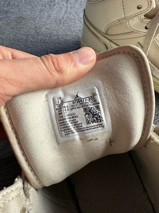 Jordan 1 Beige/Blanco