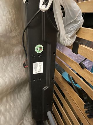 Somier y colchón de 105 cm, abatible, semi-nuevo.