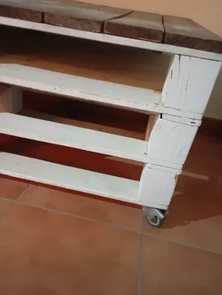 Mesa de centro de palets madera