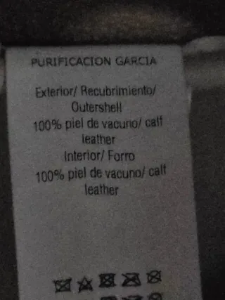 Bolso Purificación García Beige y Dorado