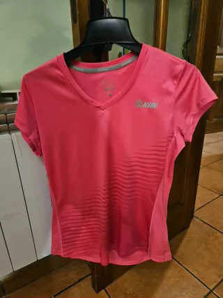 Camiseta Nike Running Rosa Mujer