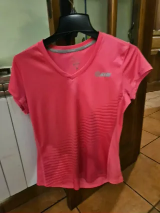 Camiseta Nike Running Rosa Mujer