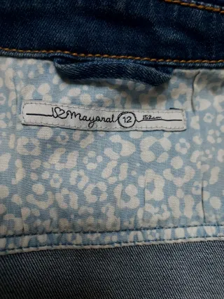 Chaqueta vaquera niña talla 12