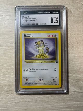 Meowth Jungle 56/64 CGC 8.5 NM+