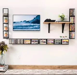 Estantería Ikea Lerberg Negra metal