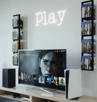 Estantería Ikea Lerberg Negra metal