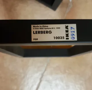 Estantería Ikea Lerberg Negra metal
