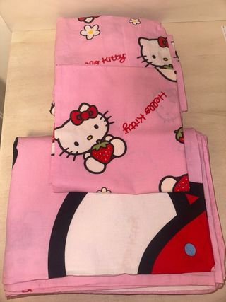 Copripiumino e cuscino Hello Kitty singolo