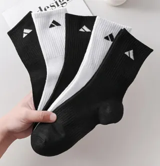 Calcetines Adidas Negro y Blanco Talla Única