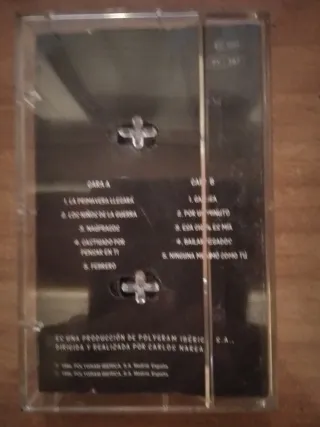 Cinta de Casete Sergio Dalma En Concierto