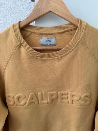 Sudadera Scalpers Mostaza Talla L