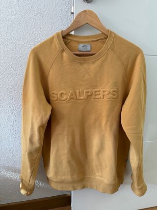 Sudadera Scalpers Mostaza Talla L