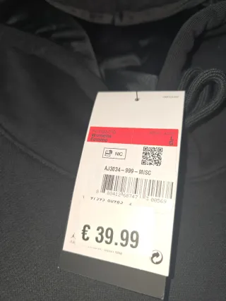 Sudadera Nike Negra Mujer