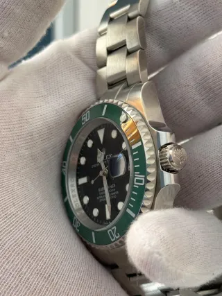 Reloj Starbucks Esfera Negra Bisel Verde