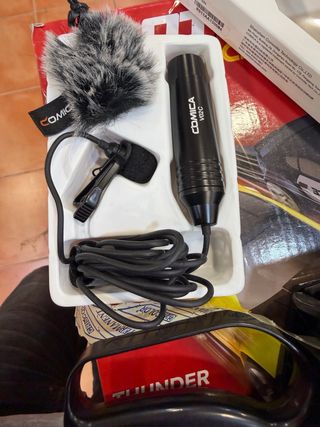 Micrófono COMICA V02C Lavalier con parabrisas